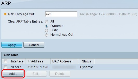 Manual dynamic mac address